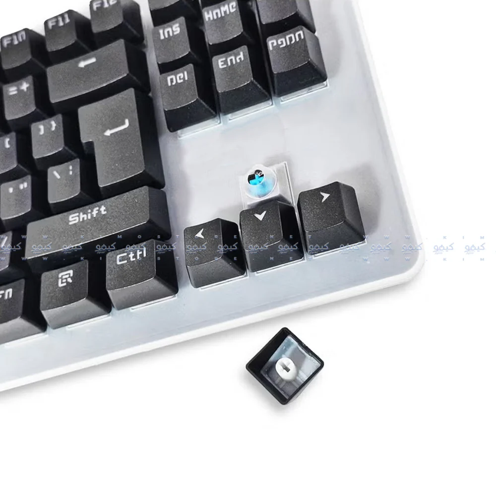 Aula Wind F3287 Blue Switch Wired Gaming Keyboard English & Arabic - Black - Image 2