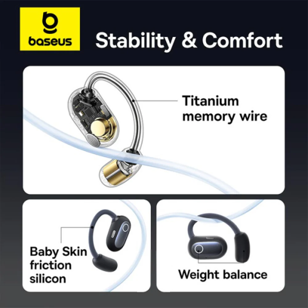 Baseus Eli Sport 1 Open-Ear TWS Earbuds - Image 24