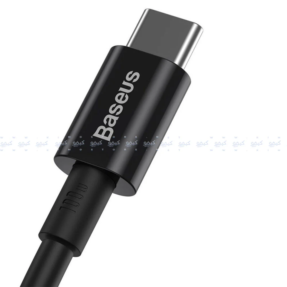 Baseus Superior Series CATYS-C01 Type-C To Type-C Cable 100W Fast Charging 2m - Black - Image 3