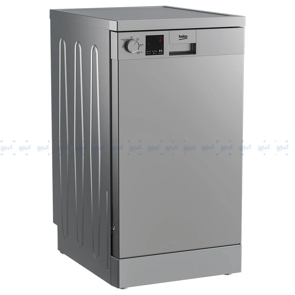 Beko Free Standing Dishwasher DVS05020S 10 Person 5 Program 45cm - Silver - Image 2
