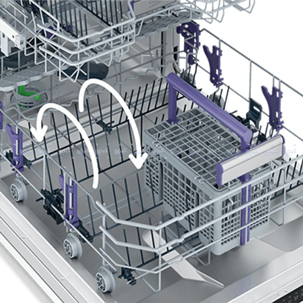 Beko Free Standing Dishwasher DVS05020S 10 Person 5 Program 45cm - Silver - Image 9