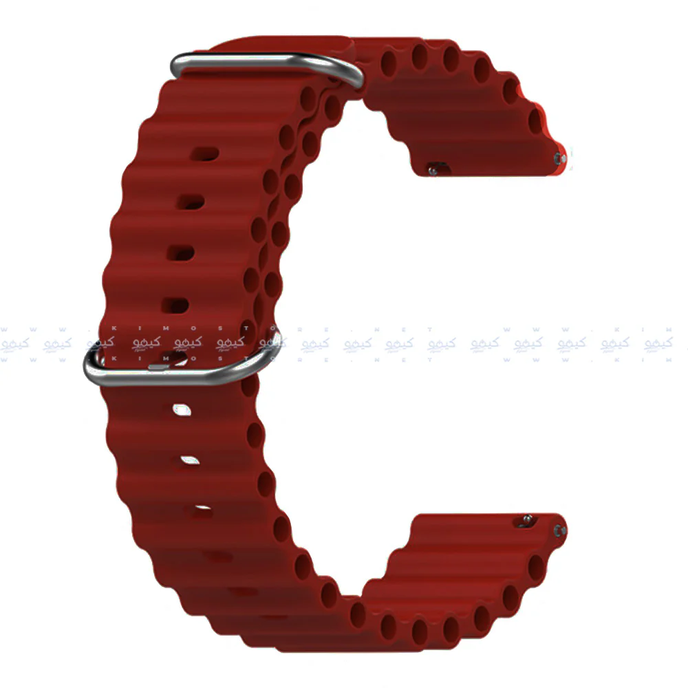 Ribbed Silicone Watch Strap (22mm) - Image 4