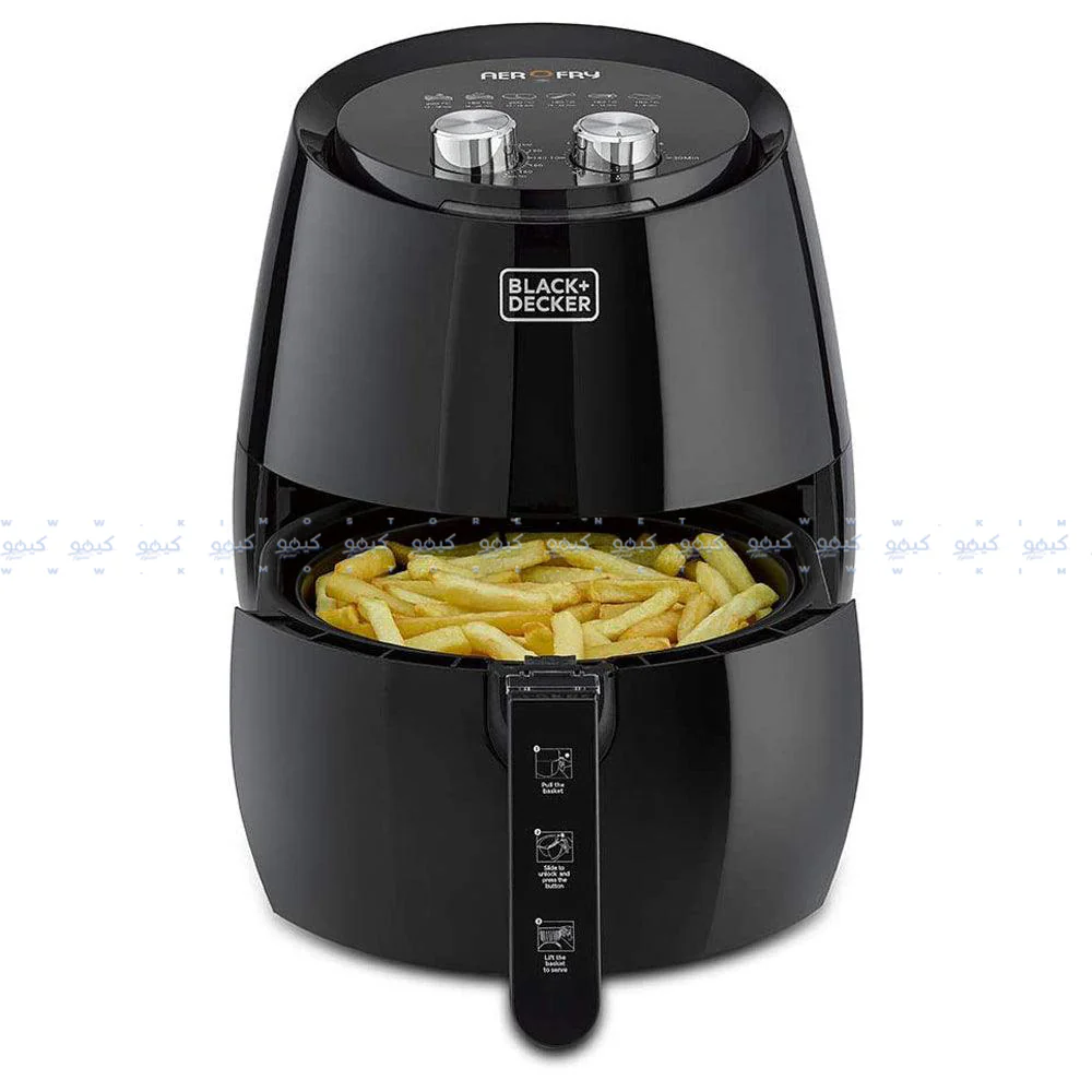 Black + Decker Air Fryer Aerofry AF350-B5 4.5L 1500W - Image 2