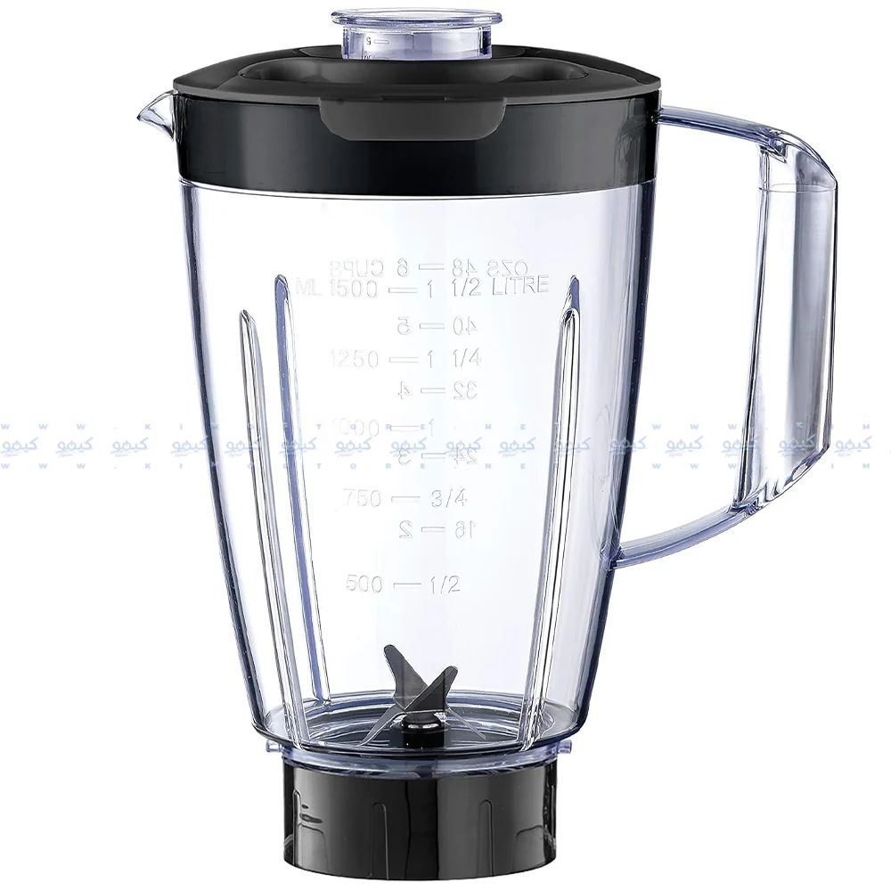 Black + Decker Blender With Extra Jar BX430J-B5 1.5L 400W - Image 3