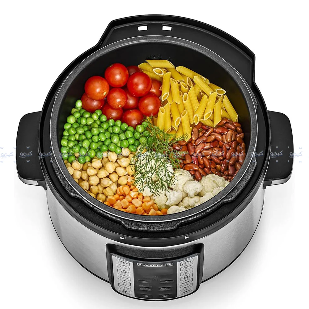 Black + Decker EZ Smart Steam Pot 9in1 Electric Pressure Cooker PCP1010-B5 10L 1350W - Image 11