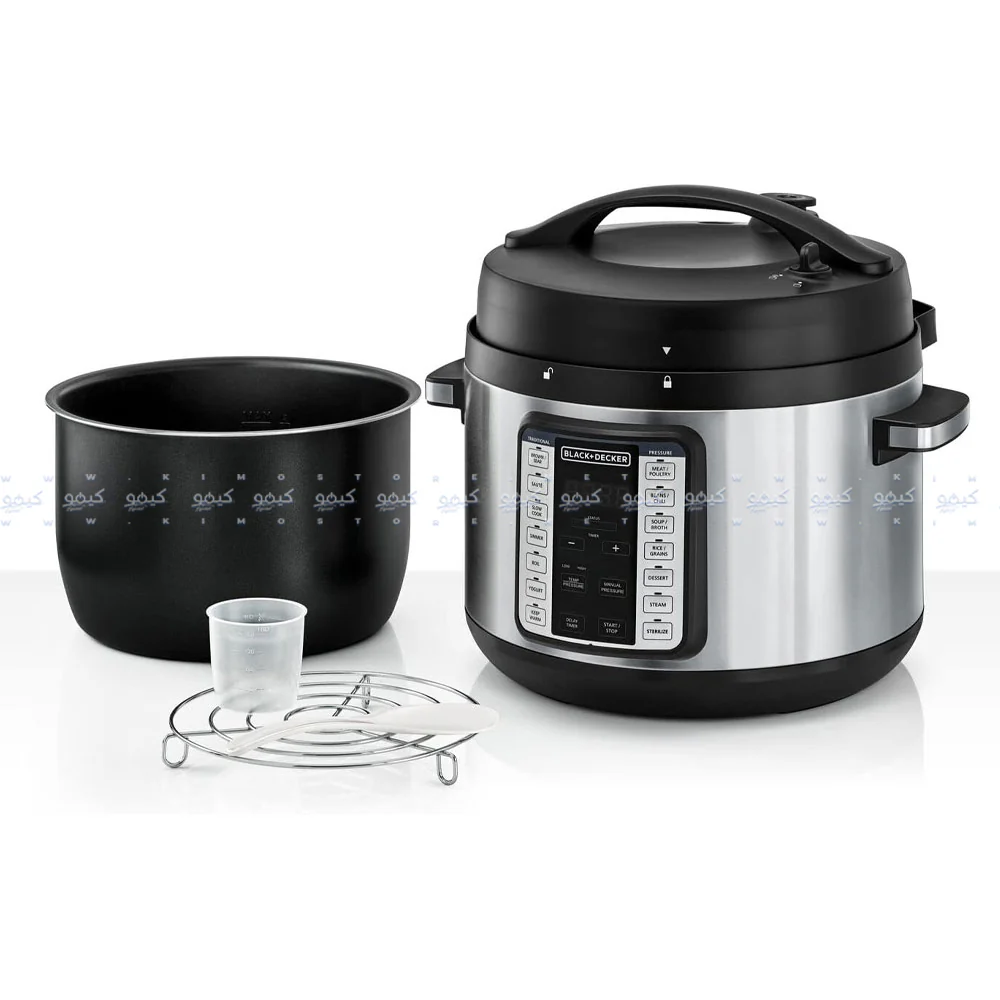 Black + Decker EZ Smart Steam Pot 9in1 Electric Pressure Cooker PCP1010-B5 10L 1350W - Image 8