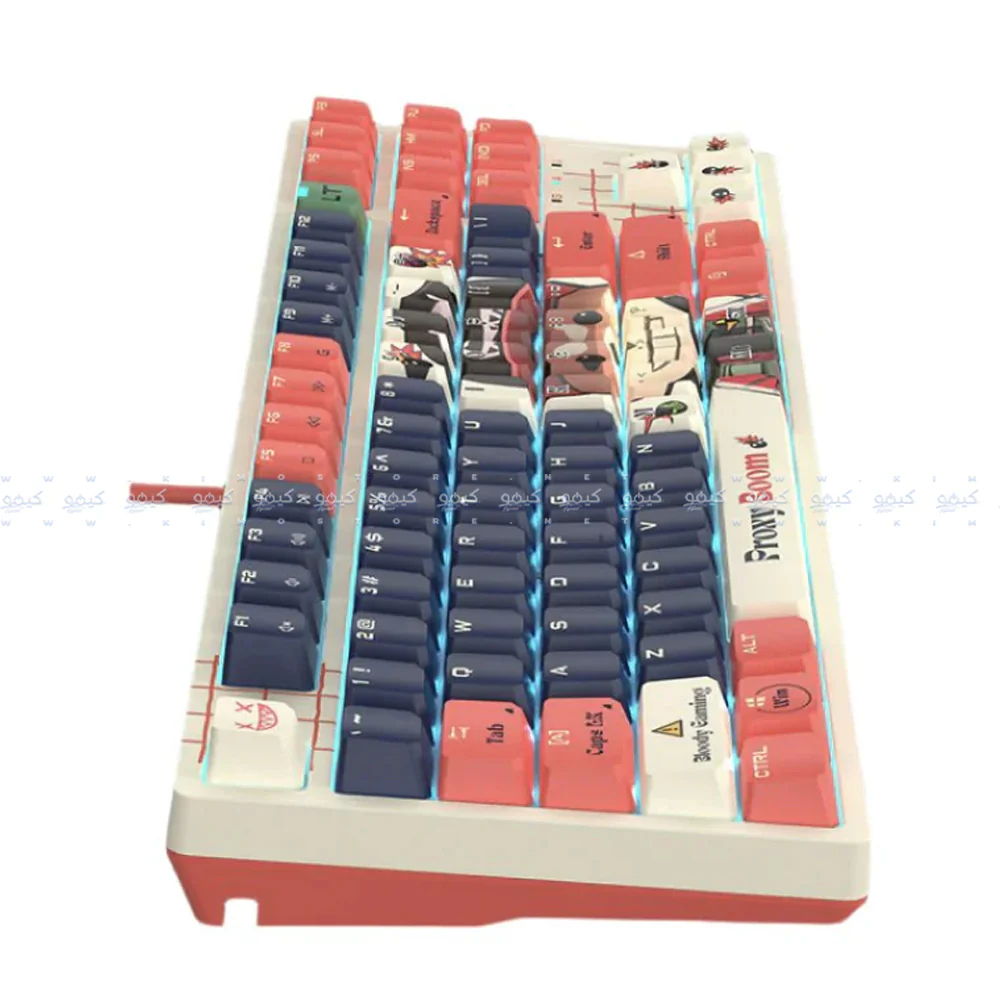 Bloody AT87 Alpha Optical Switch Wired RGB Gaming Keyboard English & Arabic - Image 4