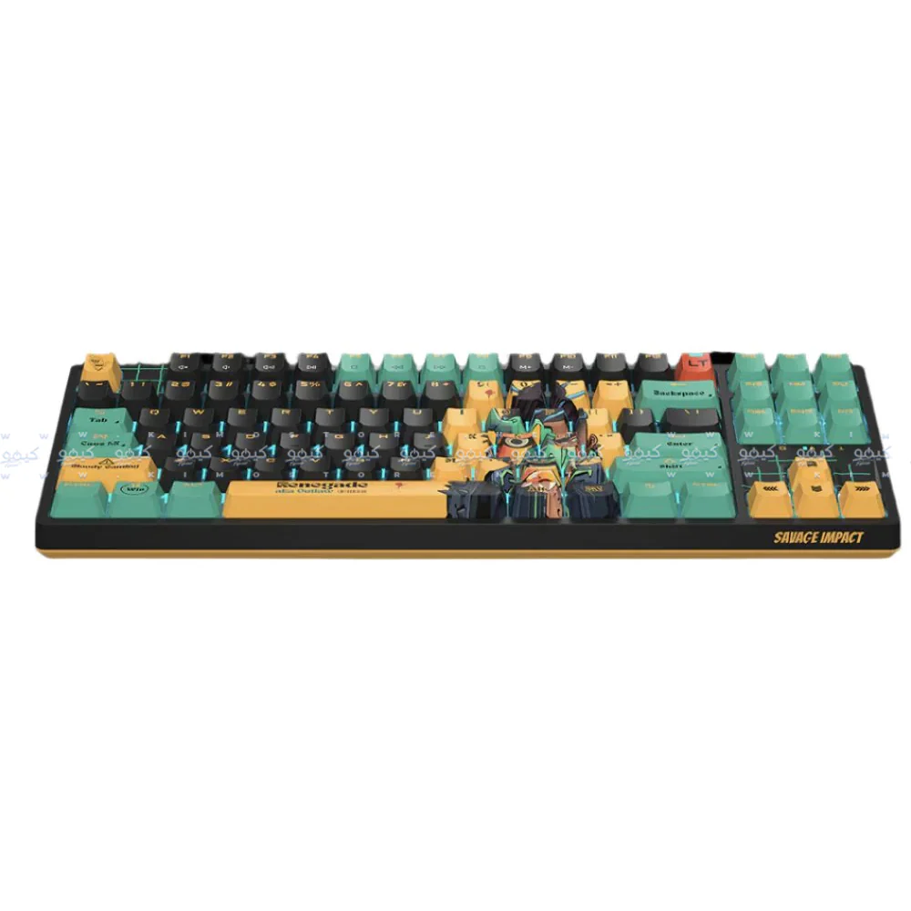 Bloody AT87 Alpha Optical Switch Wired RGB Gaming Keyboard English & Arabic - Image 6