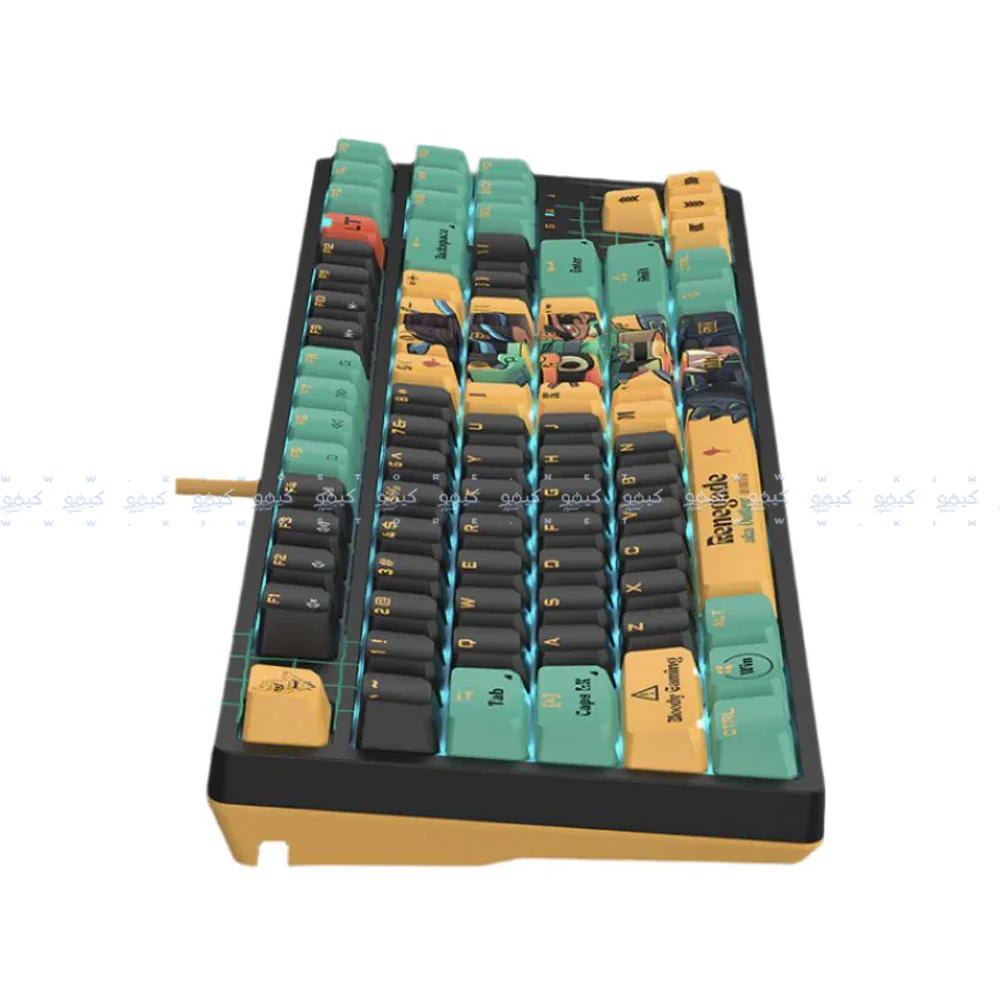Bloody AT87 Alpha Optical Switch Wired RGB Gaming Keyboard English & Arabic - Image 8
