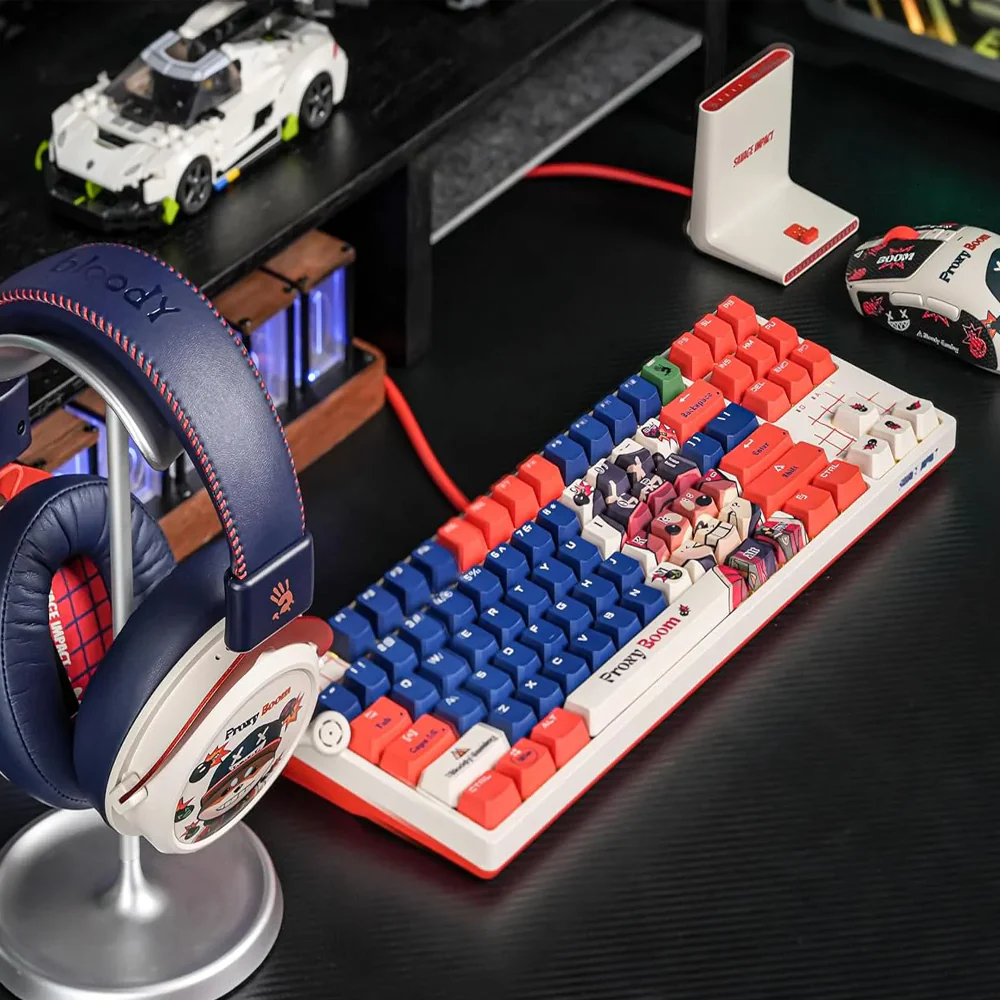 Bloody AT87 Alpha Optical Switch Wired RGB Gaming Keyboard English & Arabic - Image 9