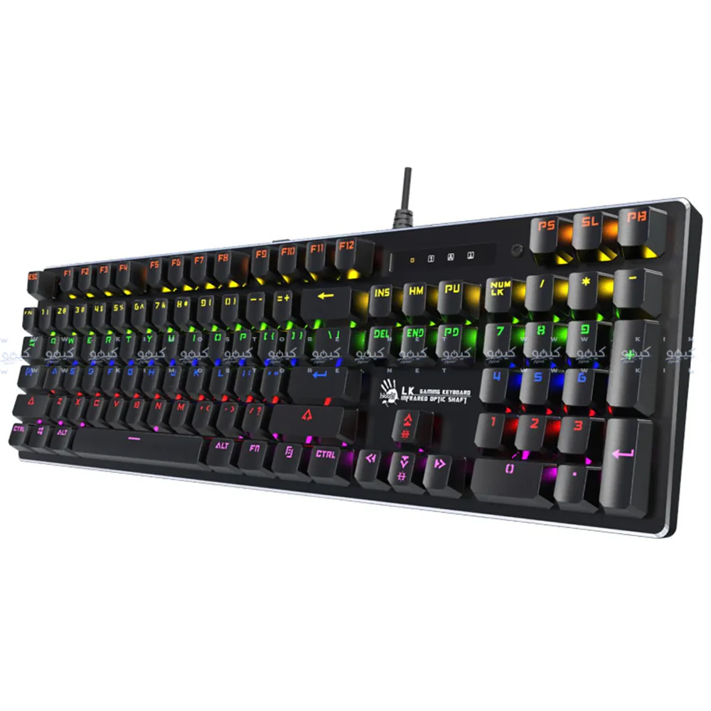 Bloody B760 LK Optical Switch Wired RGB Gaming Keyboard English & Arabic - Image 3