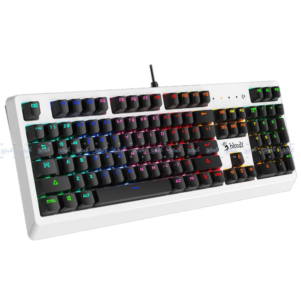 Bloody B810RC Blue Switch Wired RGB Gaming Keyboard English & Arabic - Image 10