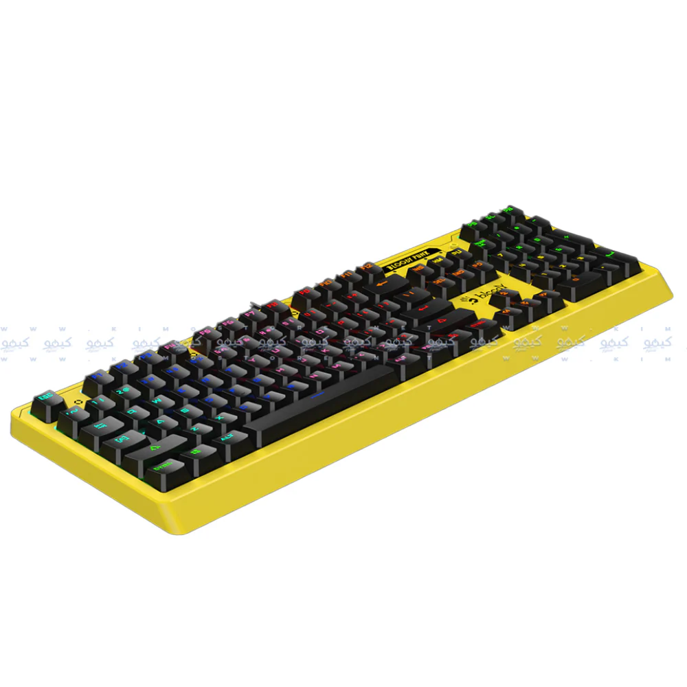 Bloody B810RC Blue Switch Wired RGB Gaming Keyboard English & Arabic - Image 3