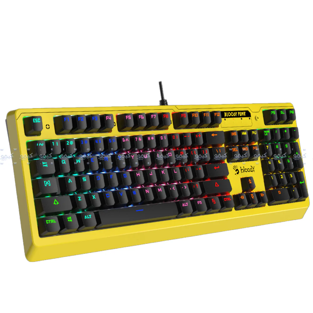 Bloody B810RC Blue Switch Wired RGB Gaming Keyboard English & Arabic - Image 5