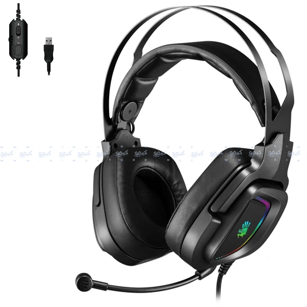 Bloody G570 RGB Gaming Headset 7.1 Surround Sound - Black