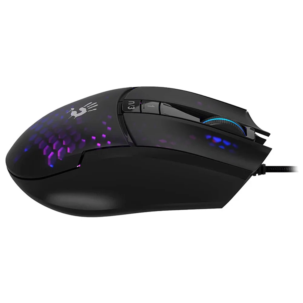 Bloody L65 Max Wired RGB Gaming Mouse 12000Dpi - Honeycomb - Image 6