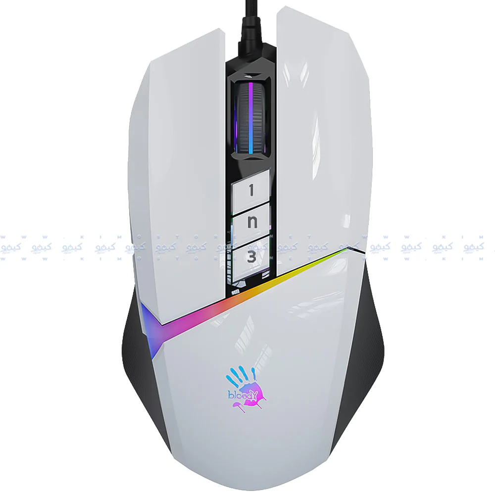 Bloody W60 Max Wired RGB Gaming Mouse 10000Dpi