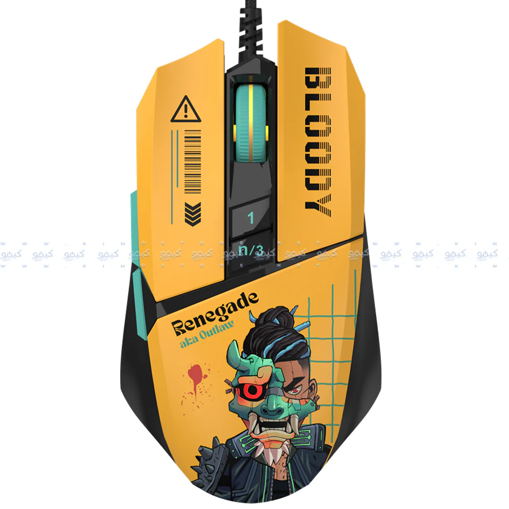 Bloody W63 Max Wired RGB Gaming Mouse 12000Dpi - Image 6
