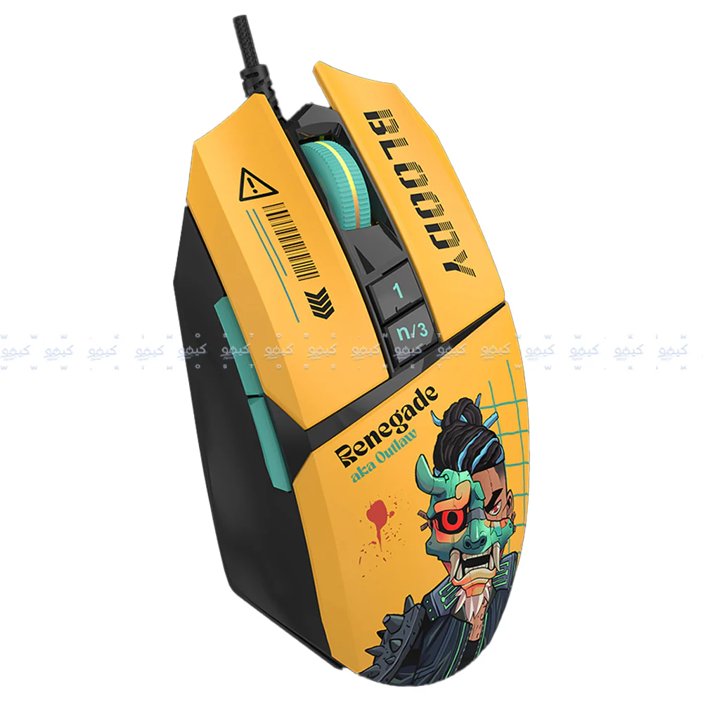 Bloody W63 Max Wired RGB Gaming Mouse 12000Dpi - Image 7