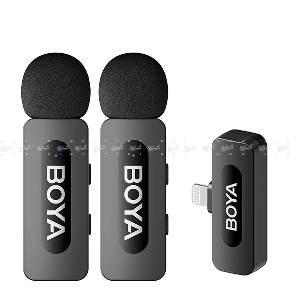 Boya BY-V2 Lightning 2.4GHz Dual Channel Wireless Microphone System