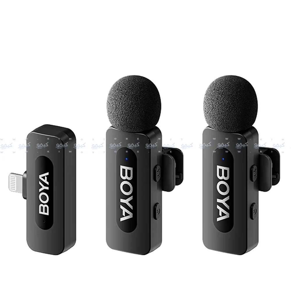 Boya BY-V2 Lightning 2.4GHz Dual Channel Wireless Microphone System - Image 6