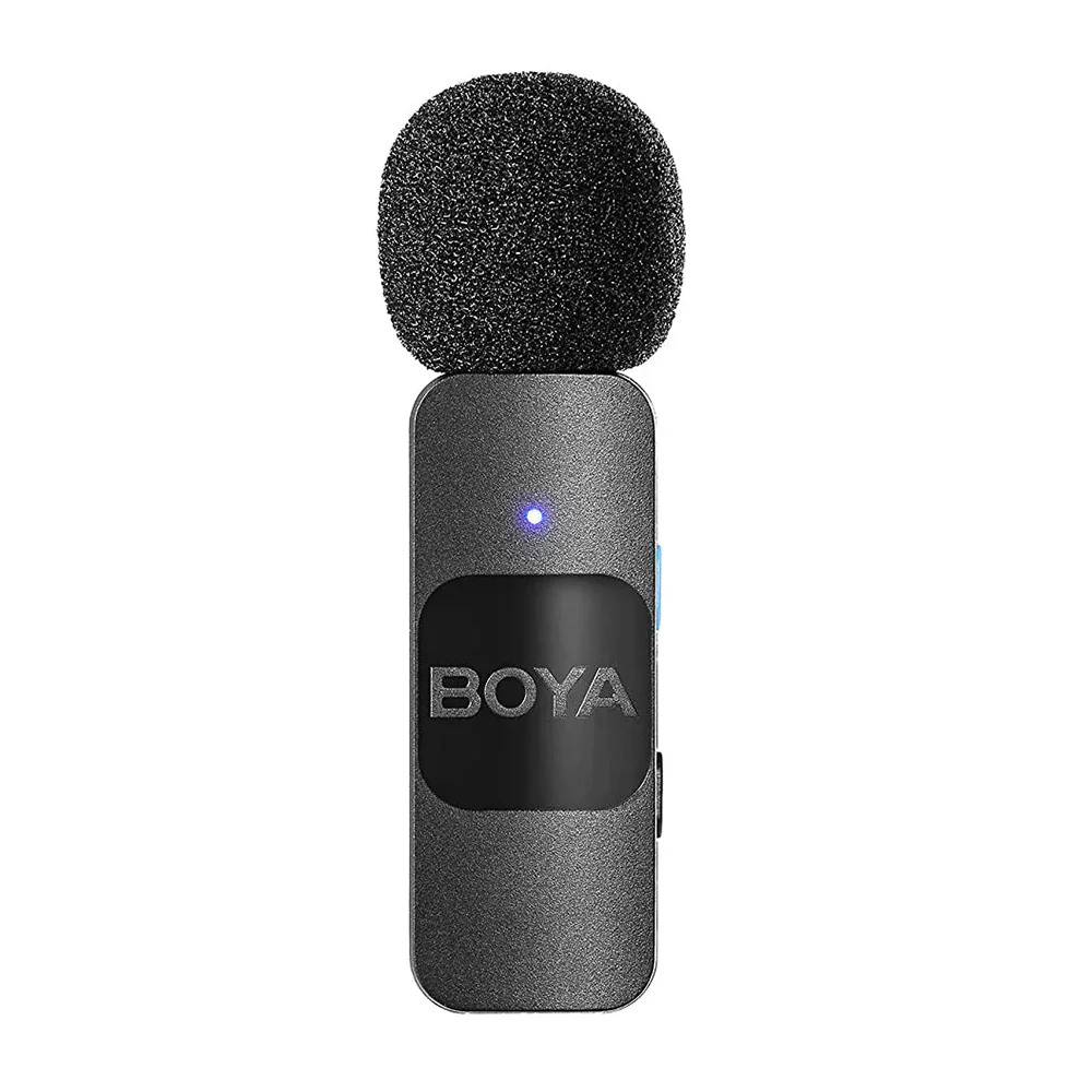 Boya BY-V20 Type-C 2.4GHz Dual Channel Wireless Microphone System - Black - Image 3