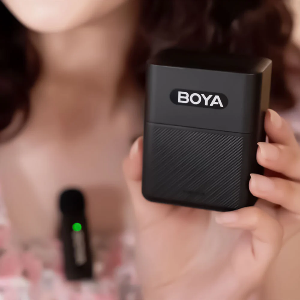 Boya BY-V3 Combo 2in1 2.4GHz Dual Channel Wireless Microphone System - Image 8