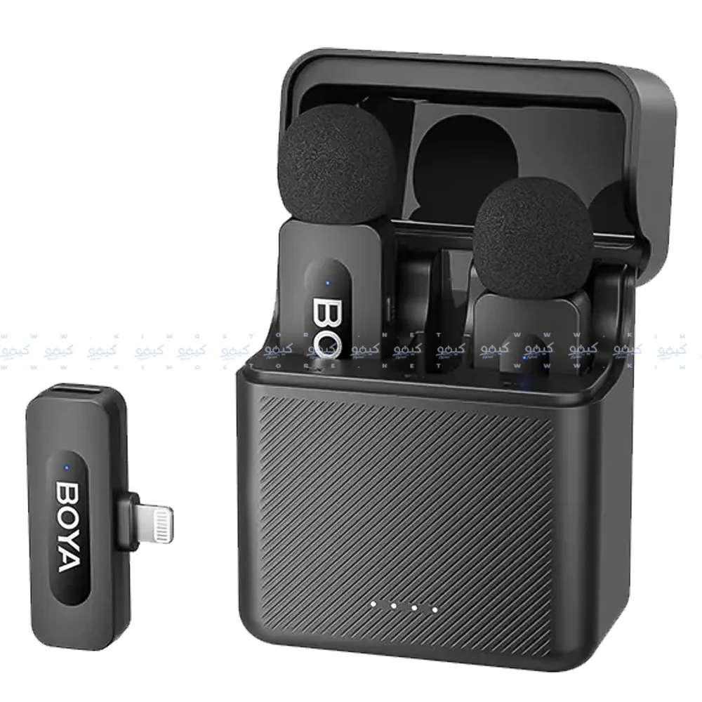Boya BY-V3 Lightning 2.4GHz Dual Channel Wireless Microphone System