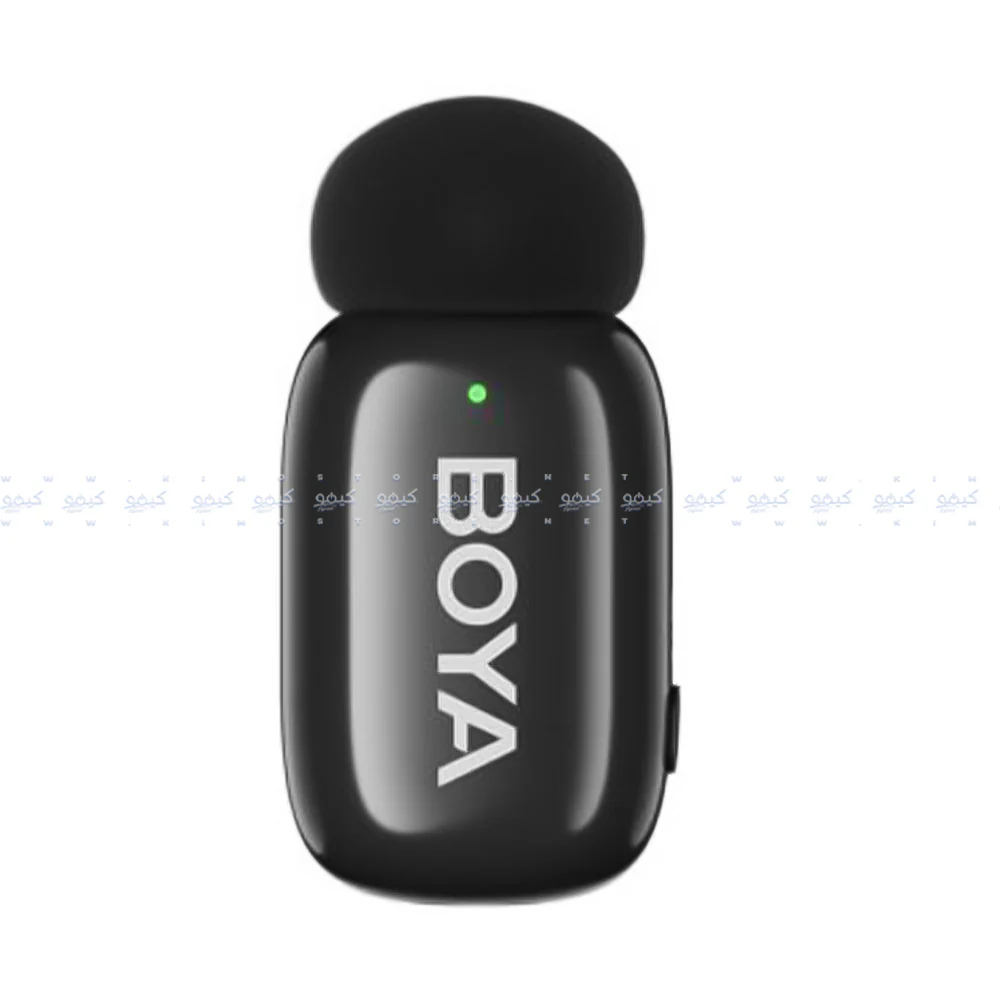 Boya Mini-01 2in1 2.4GHz Dual Channel Wireless Microphone System - Black - Image 3