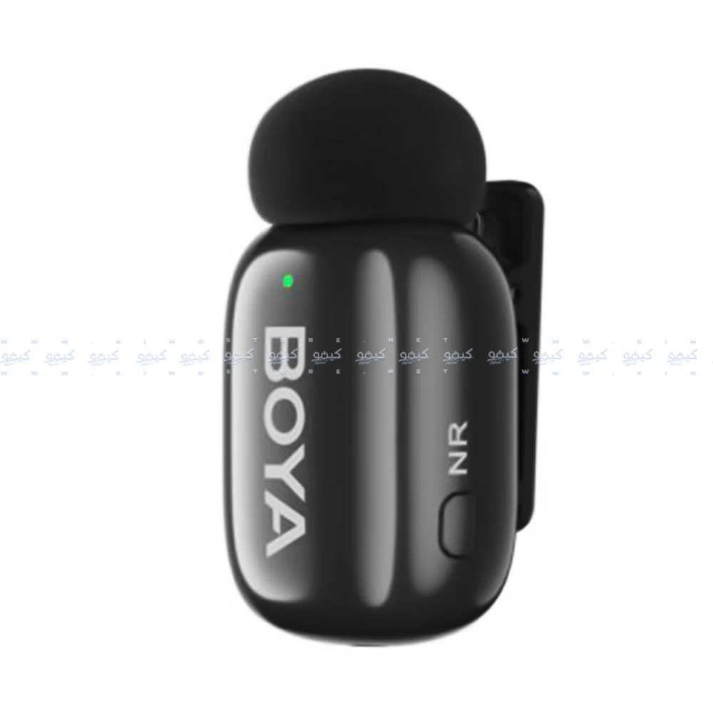 Boya Mini-01 2in1 2.4GHz Dual Channel Wireless Microphone System - Black - Image 4