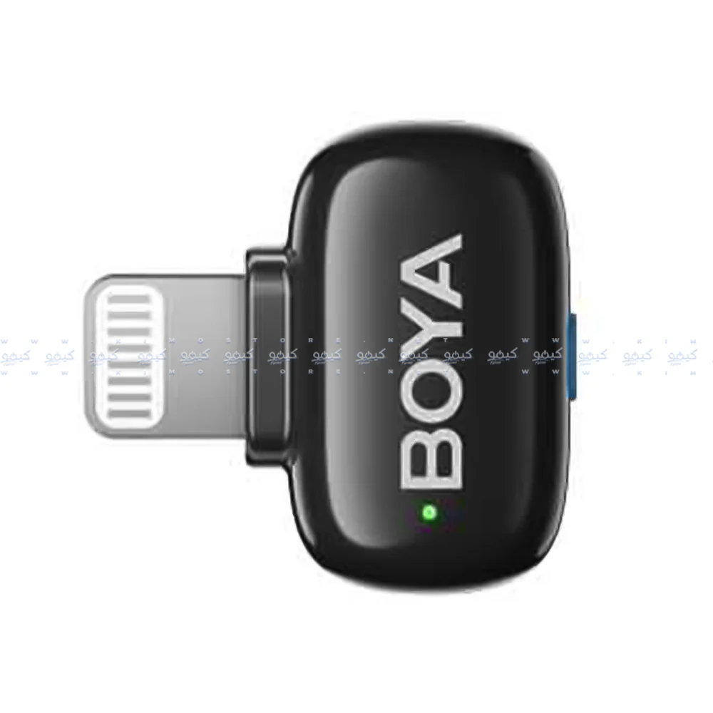Boya Mini-01 2in1 2.4GHz Dual Channel Wireless Microphone System - Black - Image 6