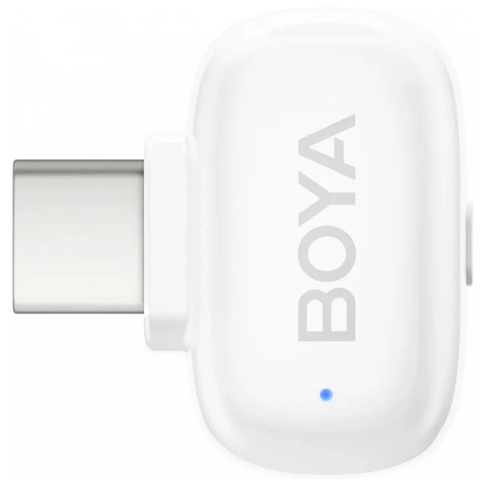 Boya Mini-13 2in1 2.4GHz Dual Channel Wireless Microphone System - White - Image 5