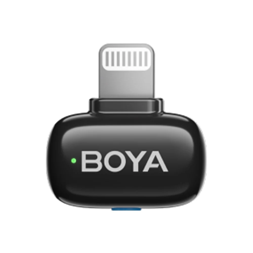 Boya Mini-15 Lightning 2.4GHz Dual Channel Wireless Microphone System - Black - Image 7