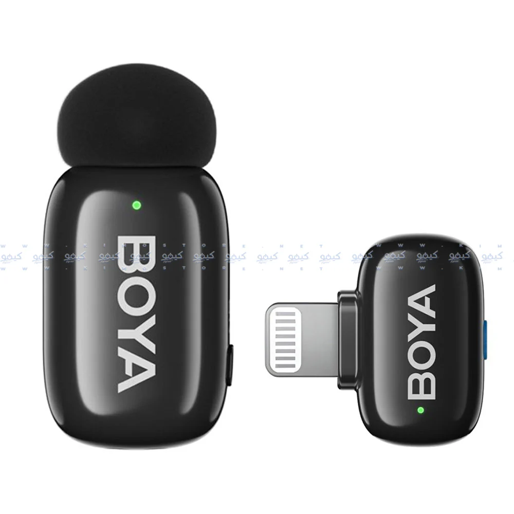 Boya Mini-16 Lightning 2.4GHz Wireless Microphone System - Black