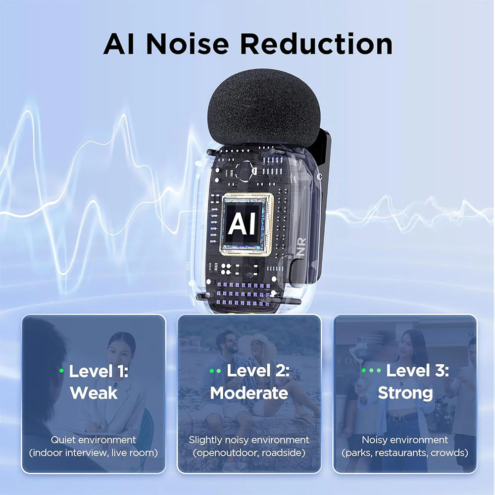 Boya Mini-16 Lightning 2.4GHz Wireless Microphone System - Black - Image 12