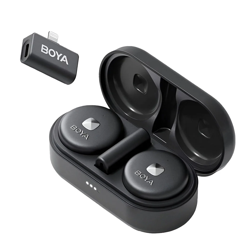 Boya OMIC-D Lightning 2.4GHz Dual Channel Wireless Microphone System - Image 2