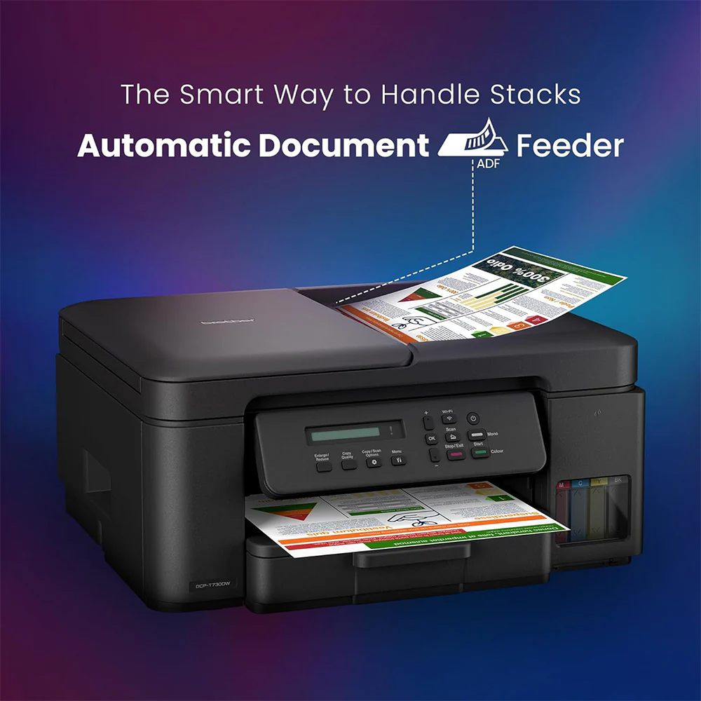 Brother Inkjet DCP-T730DW All in One Wireless Printer Color (Print - Copy - Scan) - Image 6