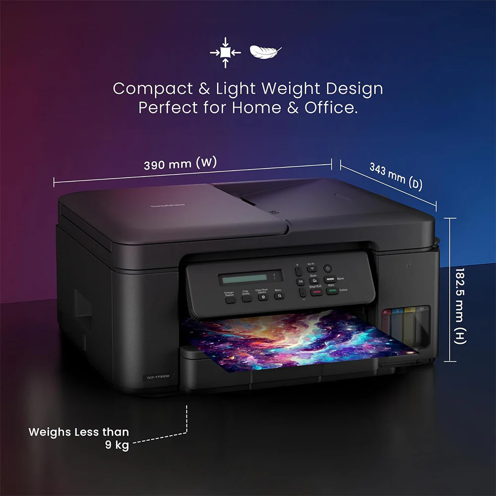 Brother Inkjet DCP-T730DW All in One Wireless Printer Color (Print - Copy - Scan) - Image 9
