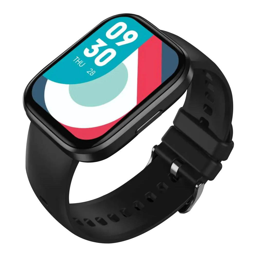 Buddy Prime V6 Smart Watch Black Case With Black Silicone Strap - Image 2
