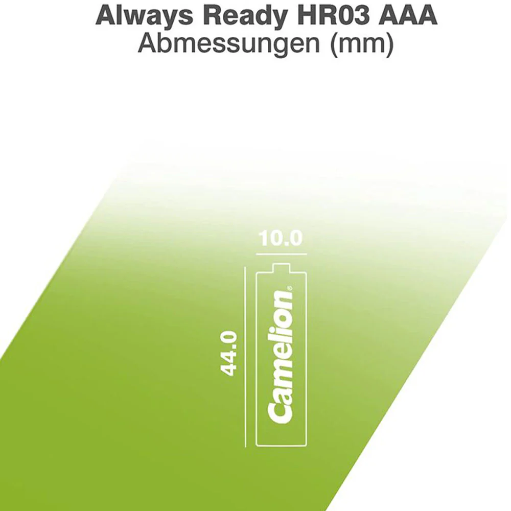 Camelion AAA2 Rechargeable Battery 1100mAh - Image 4