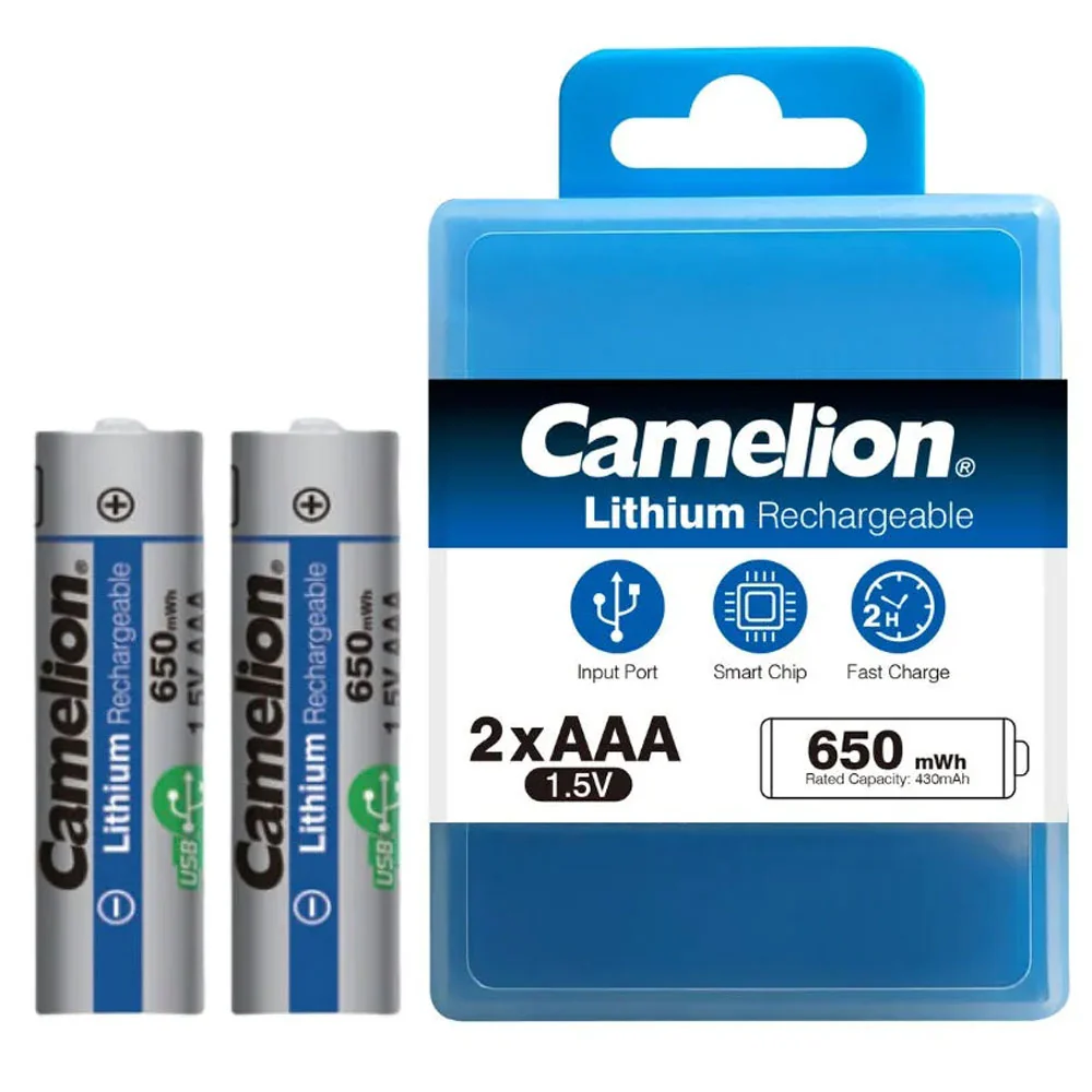 Camelion AAA2 Rechargeable Battery 430mAh (Type-C Cable) - Image 2