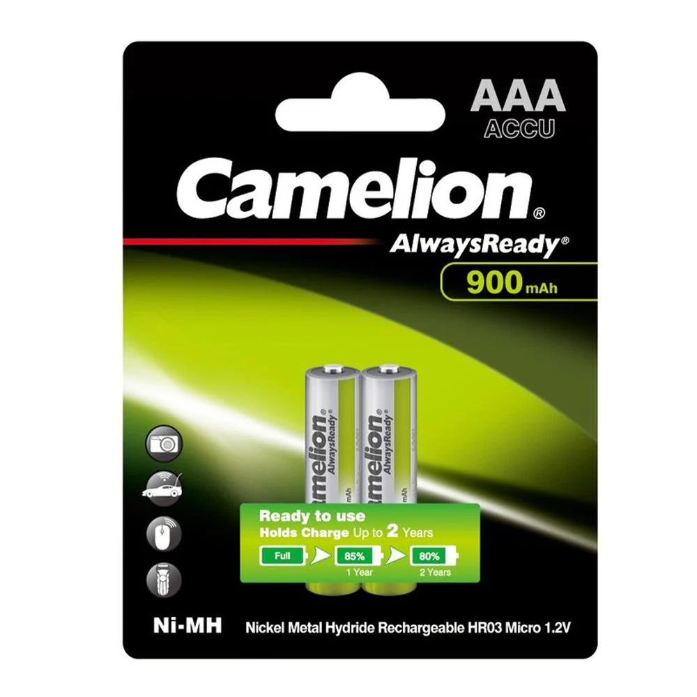 Camelion AAA2 Rechargeable Battery 900mAh