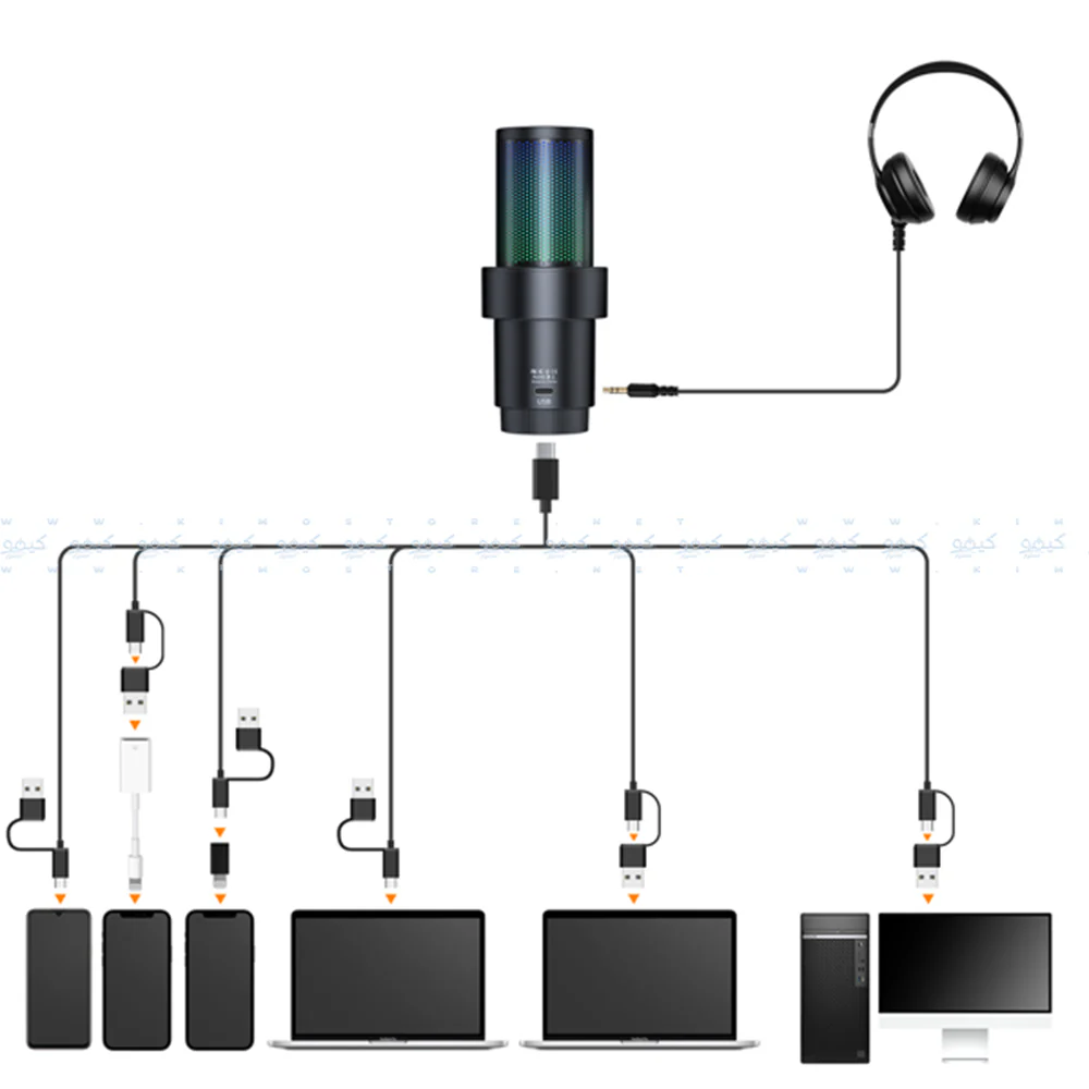 Comica EJoy Uni Pro RGB Wireless Microphone - Black - Image 12
