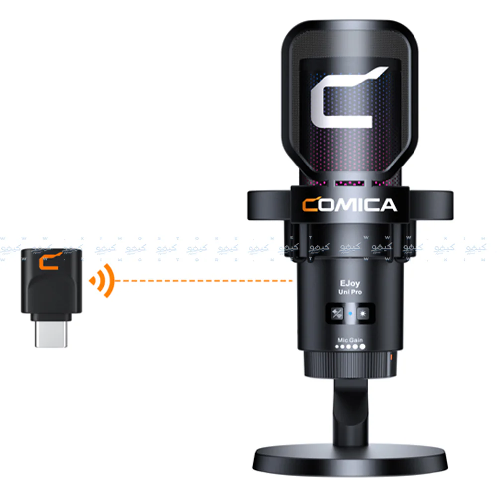Comica EJoy Uni Pro RGB Wireless Microphone - Black - Image 2