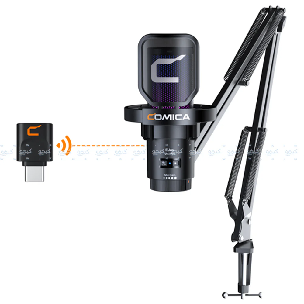 Comica EJoy Uni Pro RGB Wireless Microphone - Black - Image 4