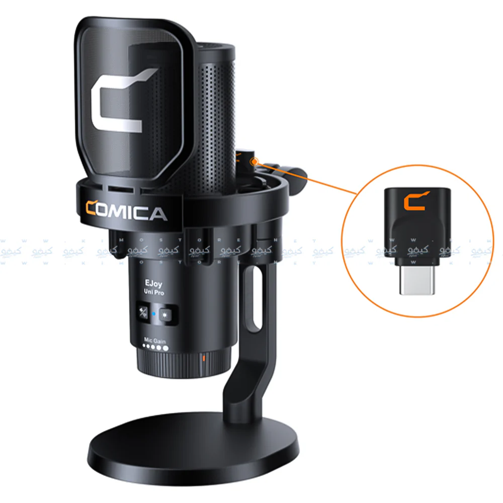 Comica EJoy Uni Pro RGB Wireless Microphone - Black - Image 5