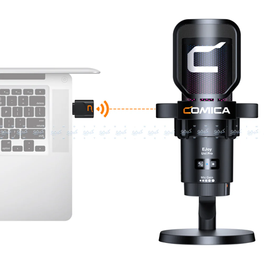 Comica EJoy Uni Pro RGB Wireless Microphone - Black - Image 7