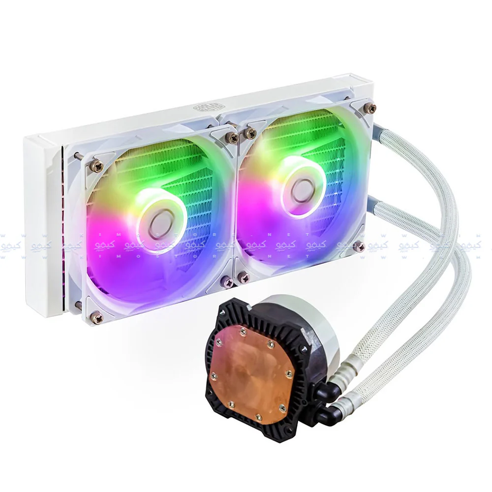 Cooler Master MasterLiquid 240 Atmos White ARGB CPU Liquid Cooler - Image 4