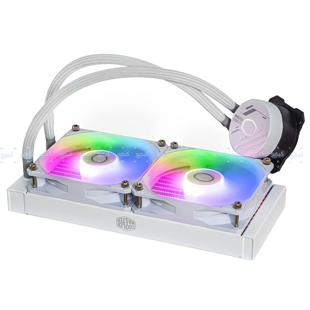Cooler Master MasterLiquid 240 Atmos White ARGB CPU Liquid Cooler - Image 5