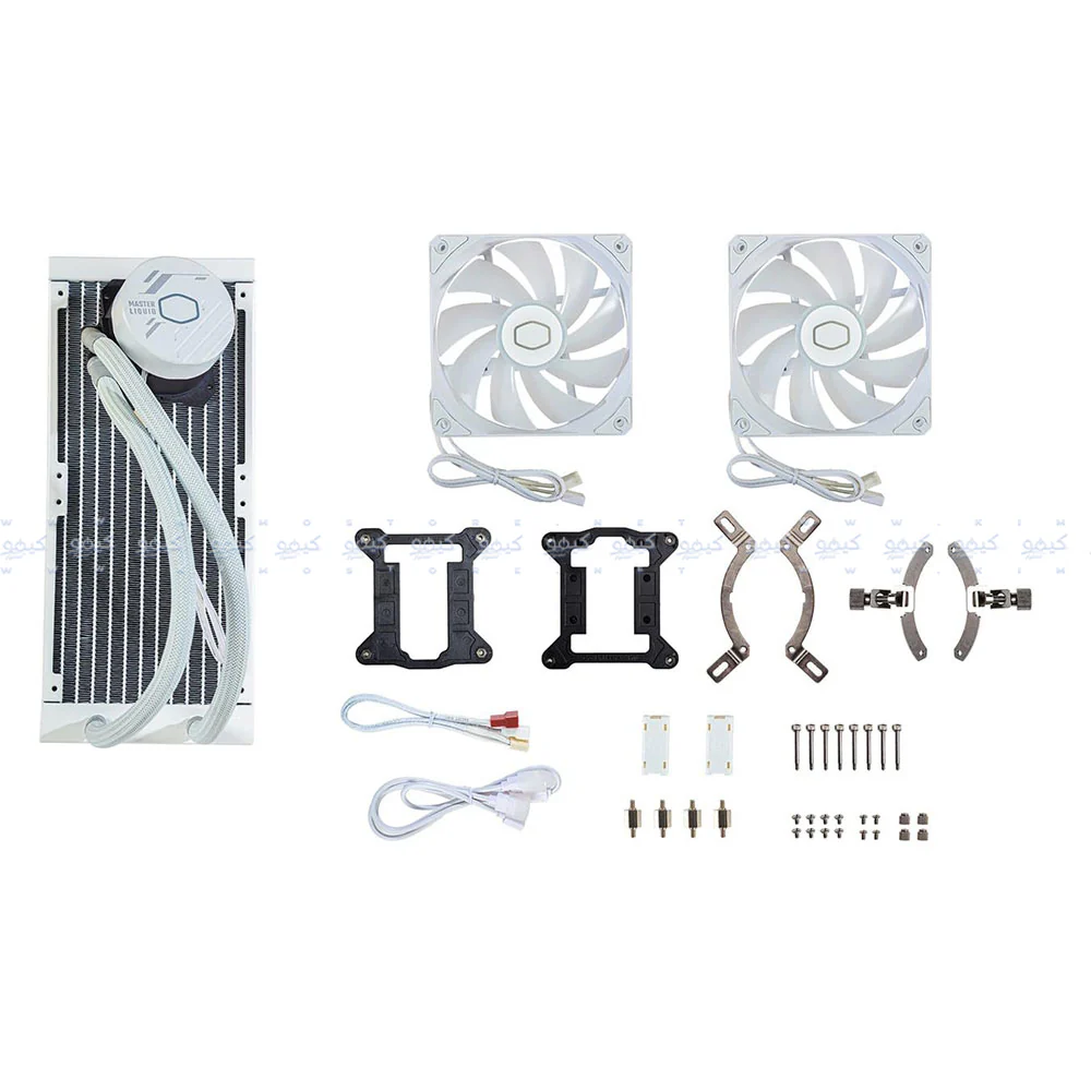 Cooler Master MasterLiquid 240 Atmos White ARGB CPU Liquid Cooler - Image 7